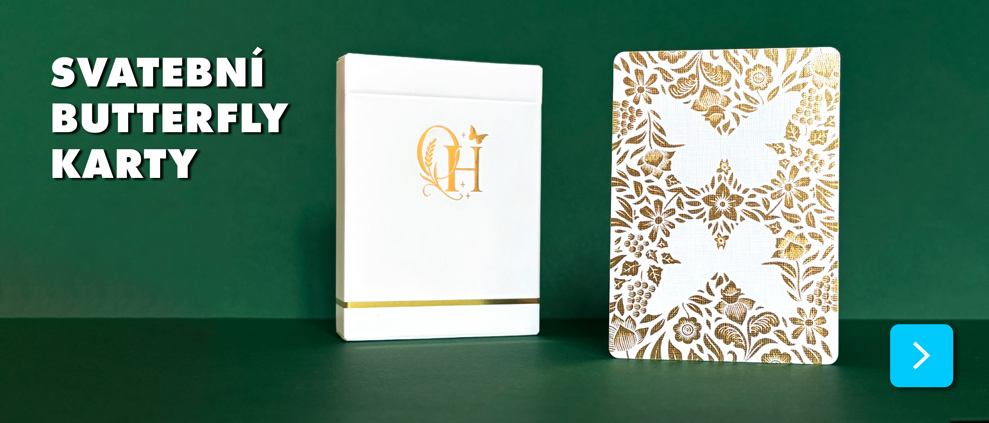 Hrací karty Butterfly Playing Cards Wedding Deck