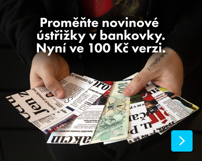 S kouzlem Instant Paper to Money proměníte novinové výstřižky na české bankovky.