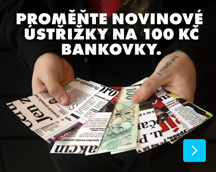 S kouzlem Instant Paper to Money proměníte novinové výstřižky na české bankovky.