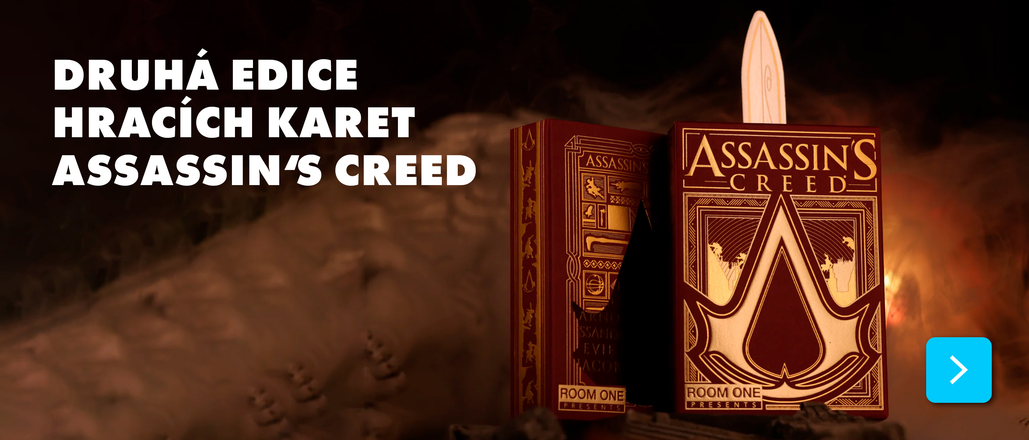 Druhá edice hracích karet Assassin's Creed Legacy Version 2 Playing Cards od Room One