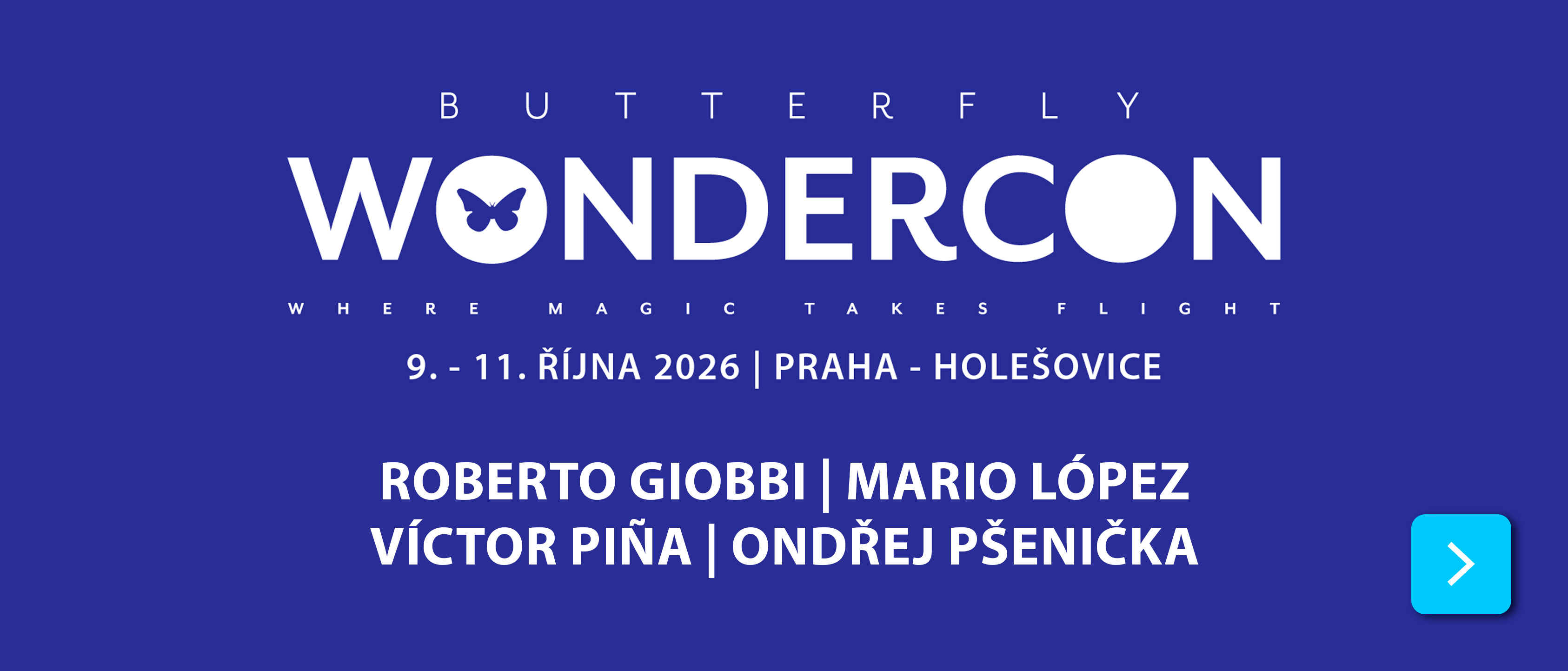 Kouzelnická konference Butterfly Wondercon 2026