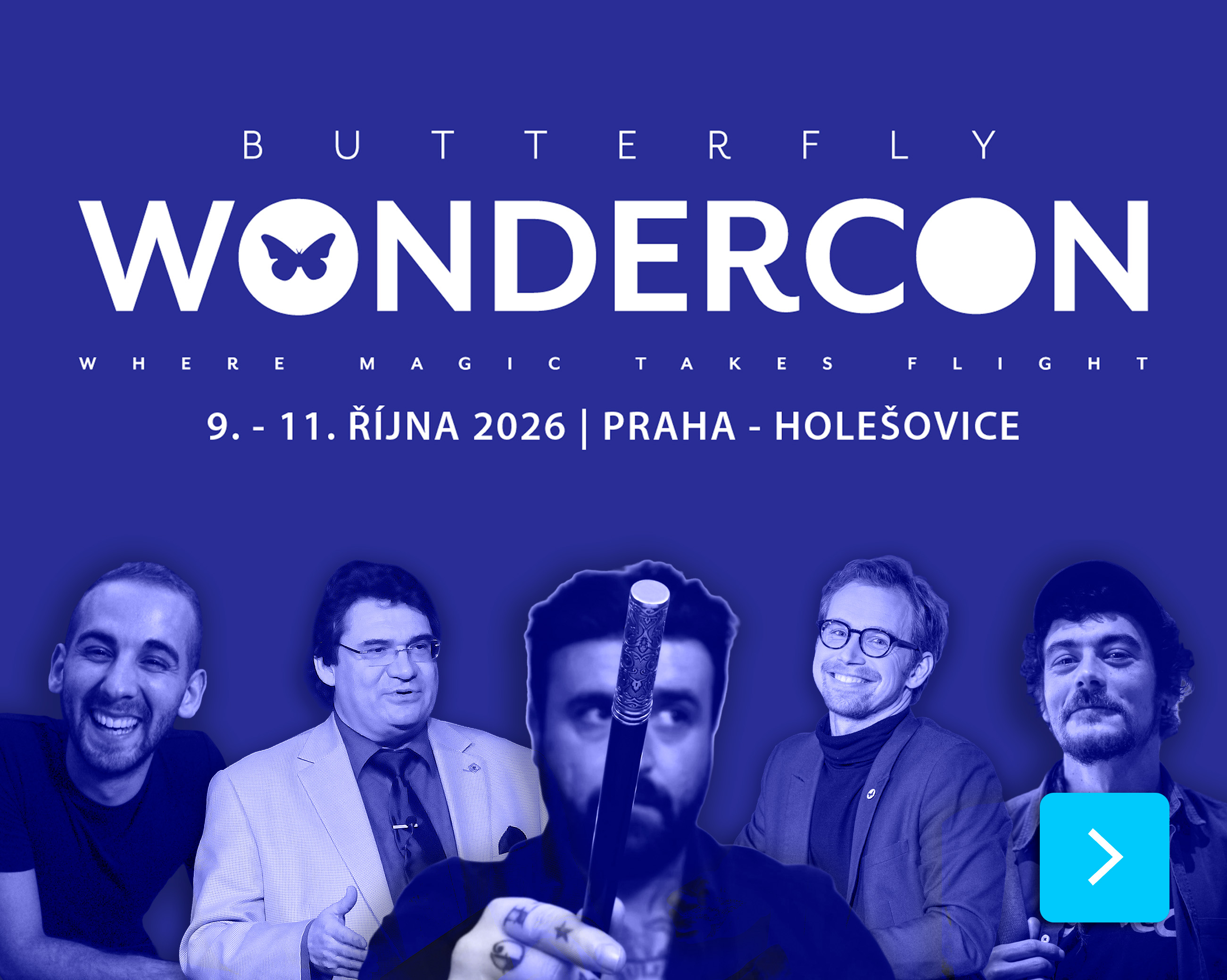 Kouzelnická konference Butterfly Wondercon 2026