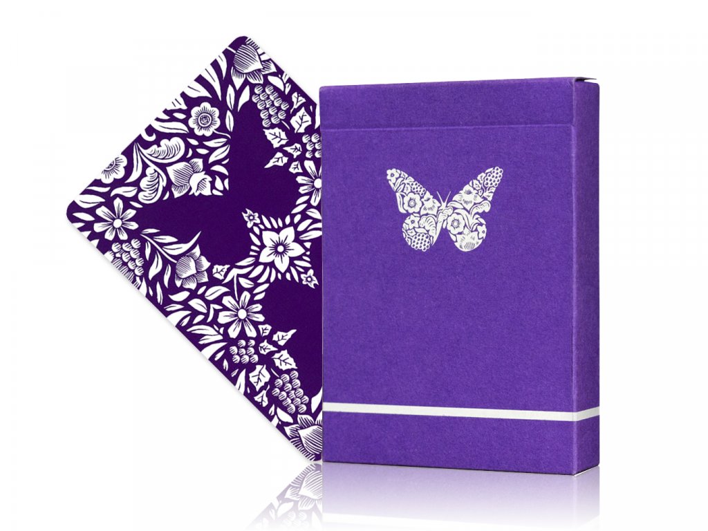 Značené karty Butterfly Royal Purple Edition