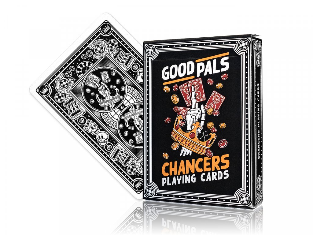 Chancers Black Playing Cards od Good Pals a The Card Inn