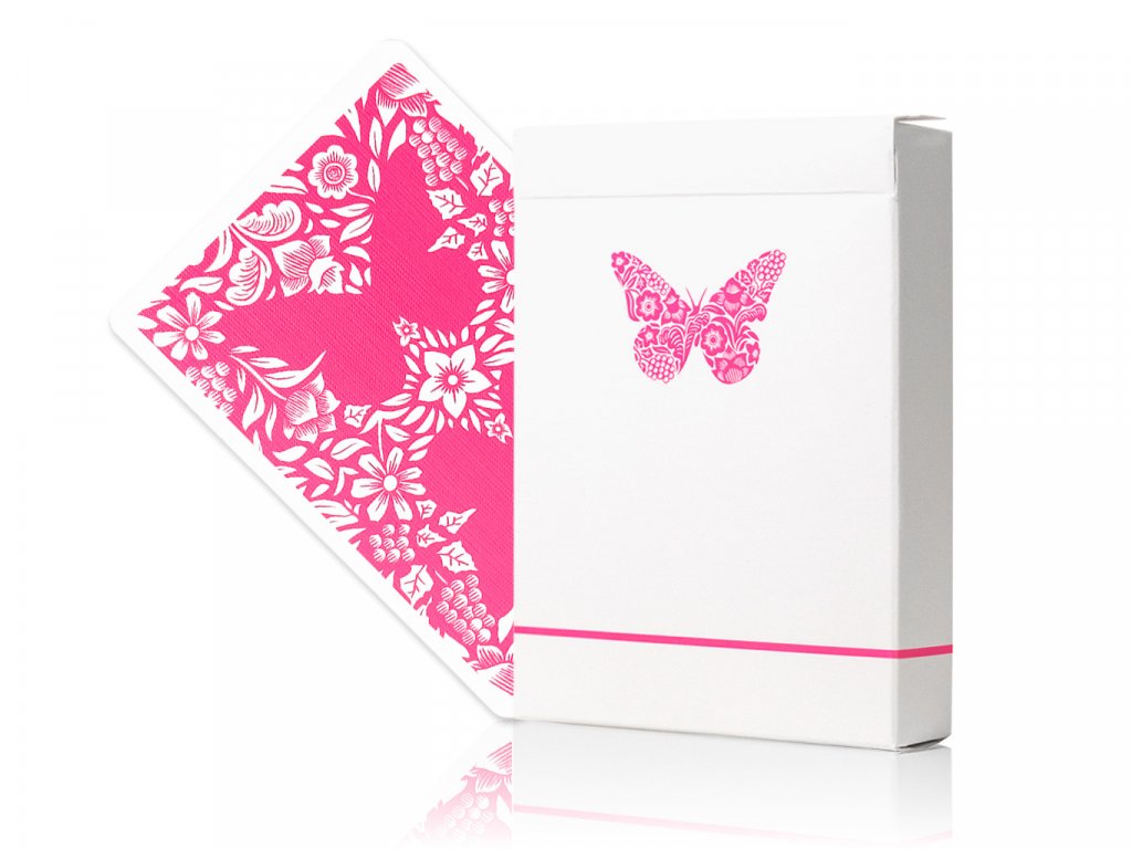 Značené karty Butterfly Playing Cards Workers Edition Pink
