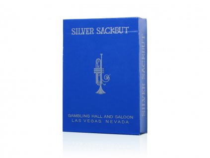 Silver Sackbut Playing Cards Blue