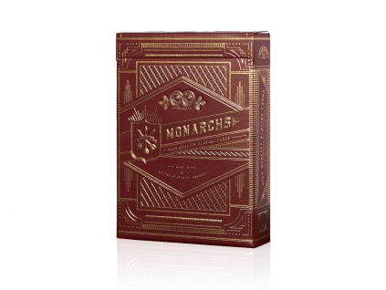 Pokerové karty Monarchs Playing Cards Red od theory11