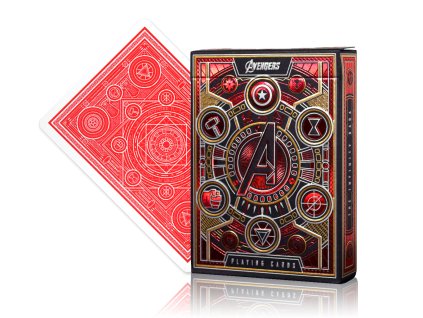 Pokerové karty Avengers Red Playing Cards od theory 11
