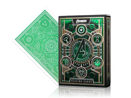 Karty Avengers Green Playing Cards od theory11