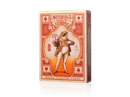 Pokerové karty Notorious Frog Orange Playing Cards od Stockholm17