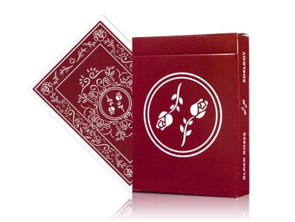 Značené karty Edelrot Black Roses Playing Cards