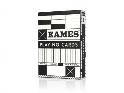 Hrací karty Eames Starburst Black Playing Cards od Art of Play