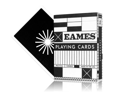 Hrací karty Eames Starburst Black Playing Cards od Art of Play