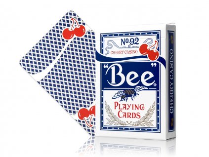 Bee x Cherry Casino Playing Cards modré