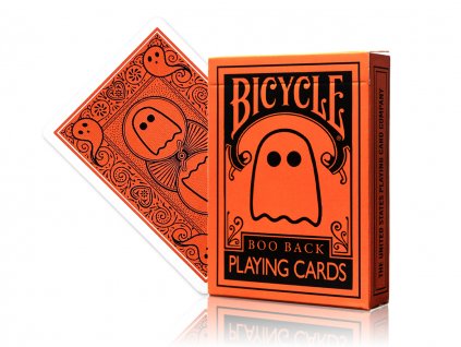 Pokerové karty Bicycle Boo Back Orange Playing Cards