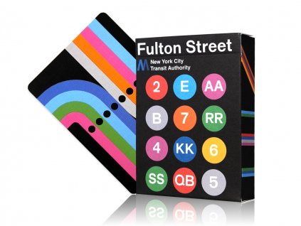 Sběratelské karty Fulton Street Black Playing Cards