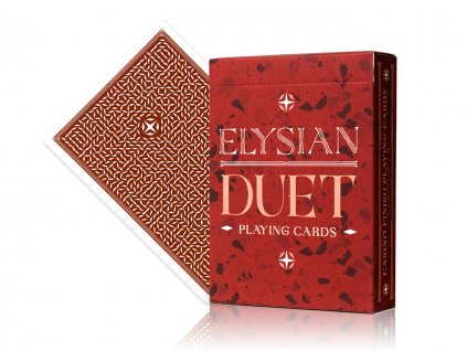 Značené karty Elysian Duets Marked Playing Cards červené