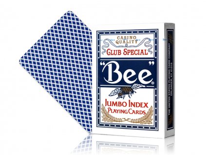 Pokerové karty Bee Jumbo Index Playing Cards modré