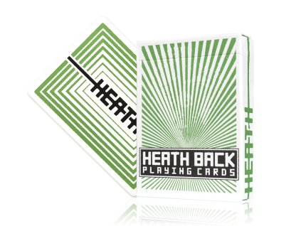 Cardistry karty HEATH BACK Lennart Green Edition Playing Cards