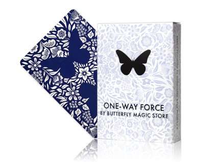 Kouzelnické karty Butterfly Playing Cards Third Edition One-Way Force Deck