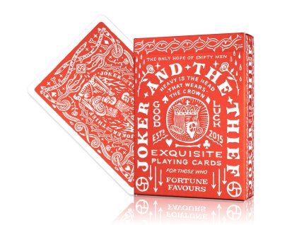 JT Crown Red Playing Cards by Joker and the Thief
