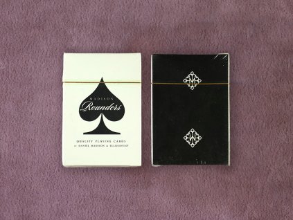 Madison Rounders Black Mini Playing Cards