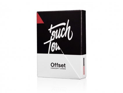Offset Orange Playing Cards