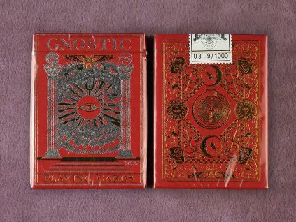 Gnostic Red Playing Cards