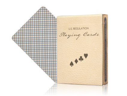 Vintage Plaid California Blue Playing Cards (First Edition)