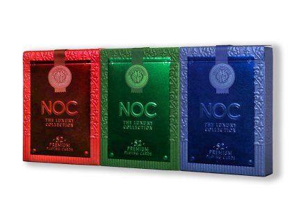 NOC Luxury Collection Playing Cards Bundle (3 balíčky)