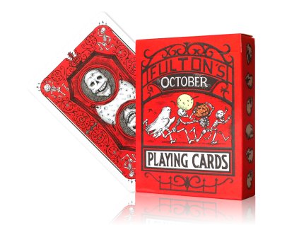 Fulton's October Red Edition Playing Cards