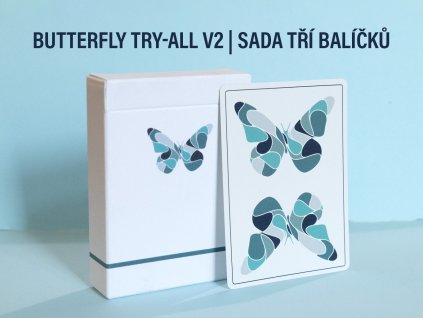 Butterfly Try-All V2 Playing Cards (3 balíčky)