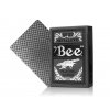 Fóliované karty Bee Metalluxe Silver Playing Cards