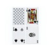 Metallic Checkerboard Playing Cards