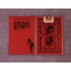 Whispering Imps First Edition Red Playing Cards (Ťuknuté)