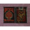 Bicycle Brimstone Red Playing Cards (Podepsané)