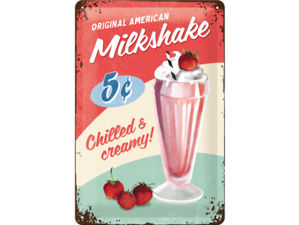 Fémtábla - Milkshake