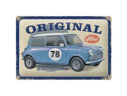 Fémtábla – Mini - The British Classic