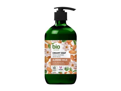 BIO naturell krémové mydlo ALMOND MILK 473ml