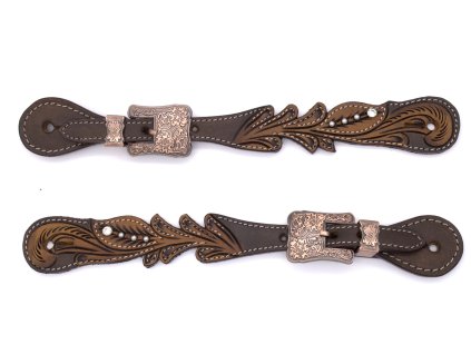 vintage look western sporenriemen sw11780