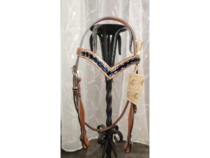 Western bőr kantár – MR