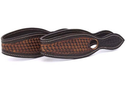 Bőr slobber strap LpTrick kosárfonat mintával