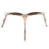 0044877 western breastcollar dark floral tooling plh02017