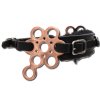 Hackamore flower rosegold schwarz SW11732