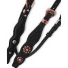 SW11876 zweiohr western trense schwarz rose 0012