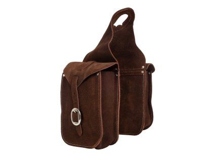 0037953 front saddlebag in suede leather aac00085