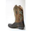 oldwest 18010e pueblo brown truffle foot with brown pull up shaft 3