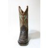 oldwest 18010e pueblo brown truffle foot with brown pull up shaft 4
