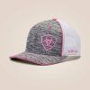 ariat offset shield logo trucker cap
