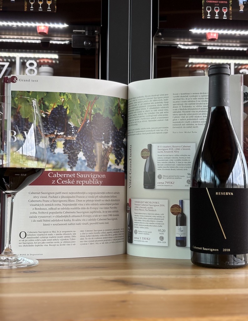 Cabernet Sauvignon vítězem Grand testu časopisu Wine and Degustation
